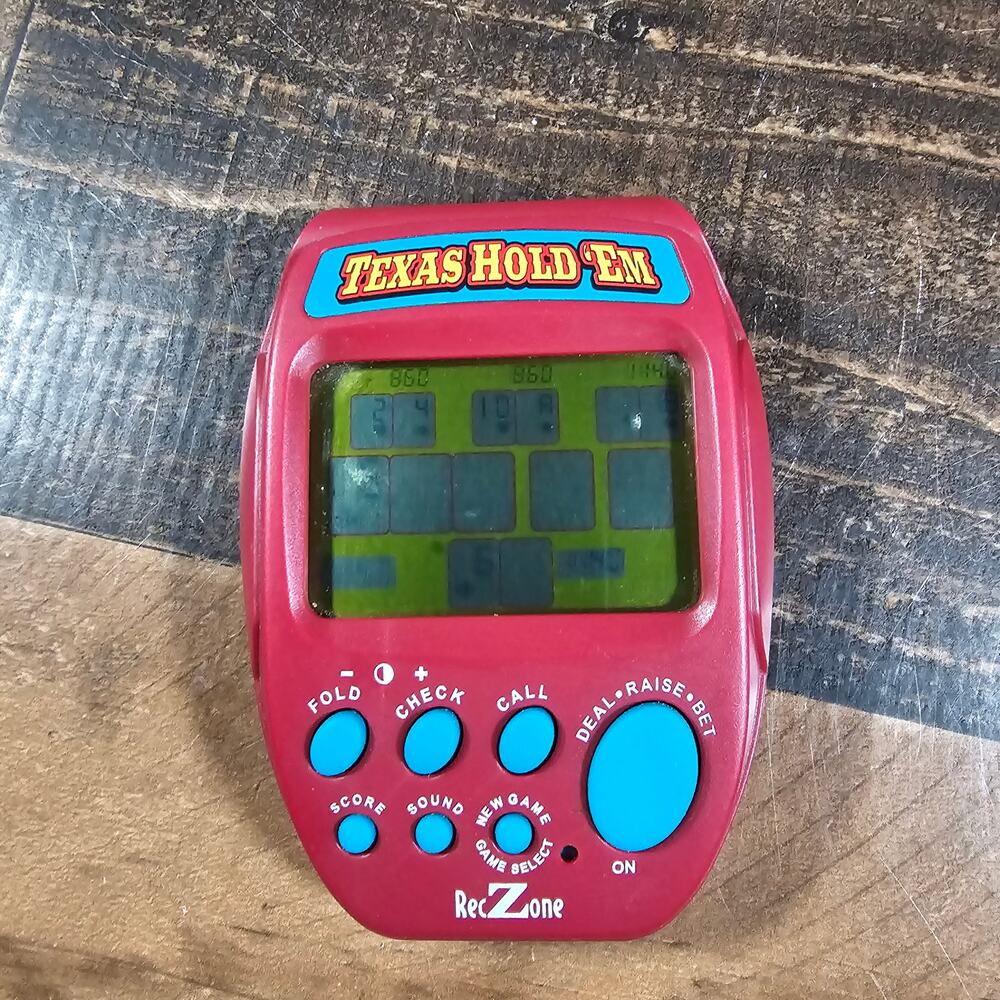 Texas Hold-em Handheld Video Game RecZone